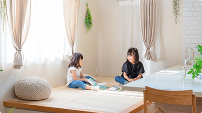 リビングの施工例