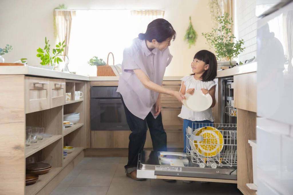 国産からミーレへ：福井市S様邸のシステムキッチンにおける食洗機交換事例